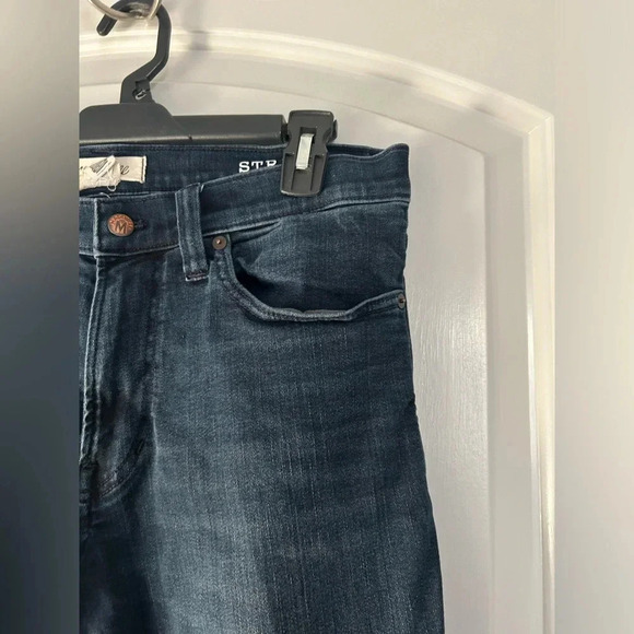Madewell Men Straight Jeans in Paxson Dark Wash size 32 x 32 - Picture 10 of 16